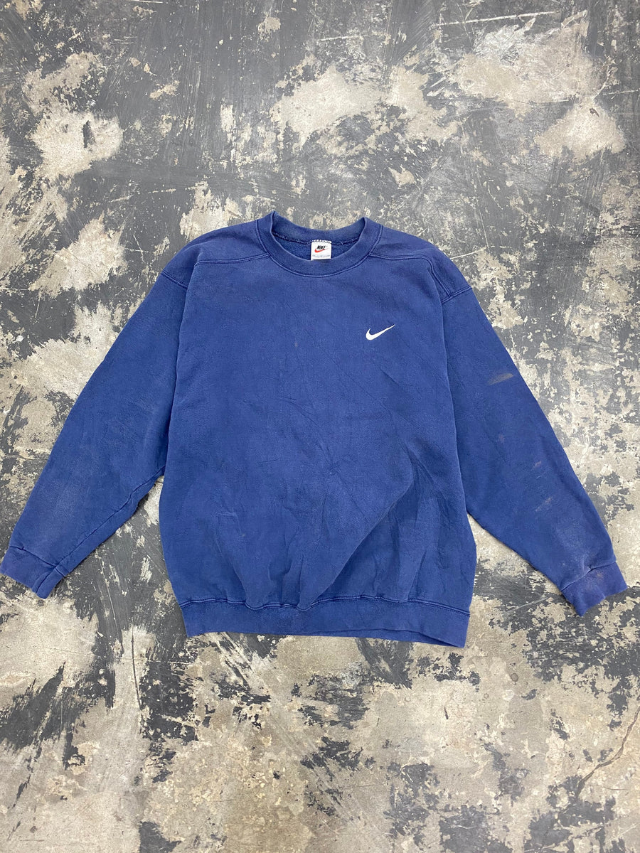 Vintage 90s Nike Swoosh Sweatshirt Size Medium