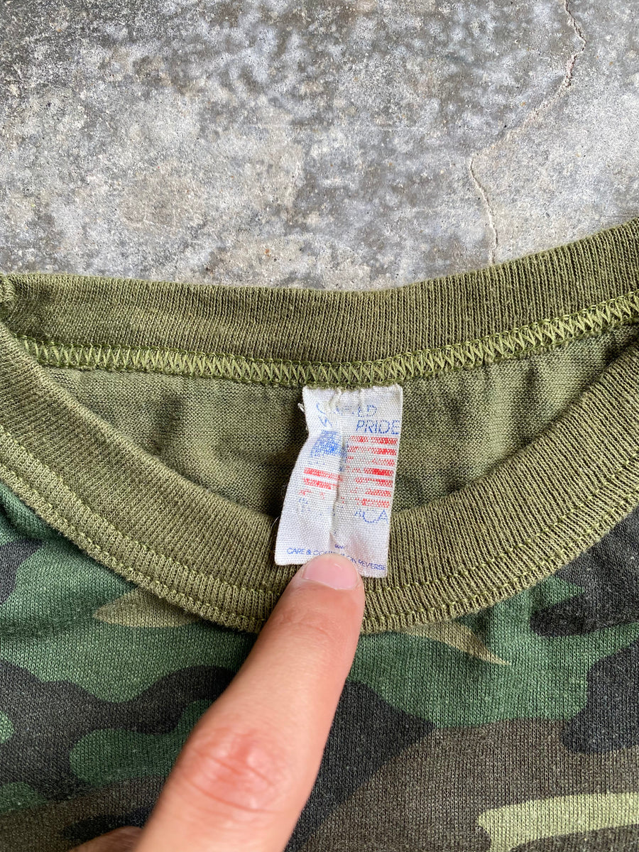 Vintage Camo T-Shirt - L