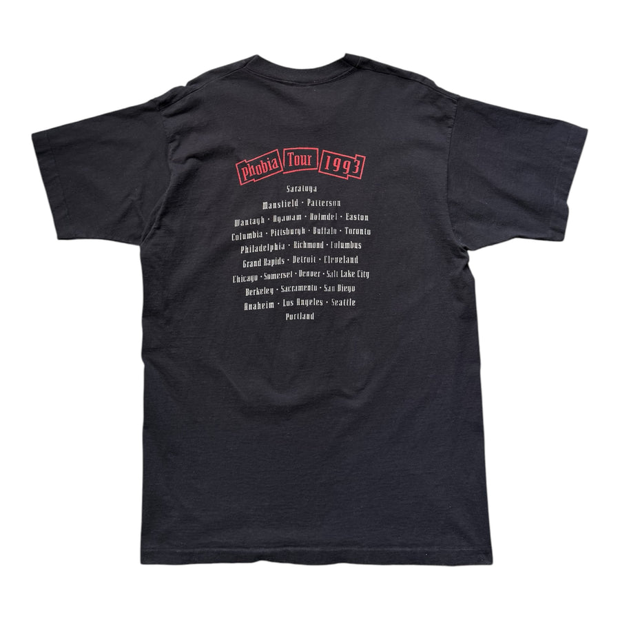 Vintage 1993 The Kinks Phobia Tour T-Shirt Size XL