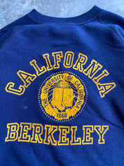 Vintage 80s University of California Sweatshirt - XS