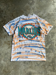 Vintage Marlins Tie Dye T-Shirt - M