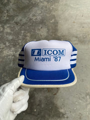 Vintage 1987 Miami Icom Hat