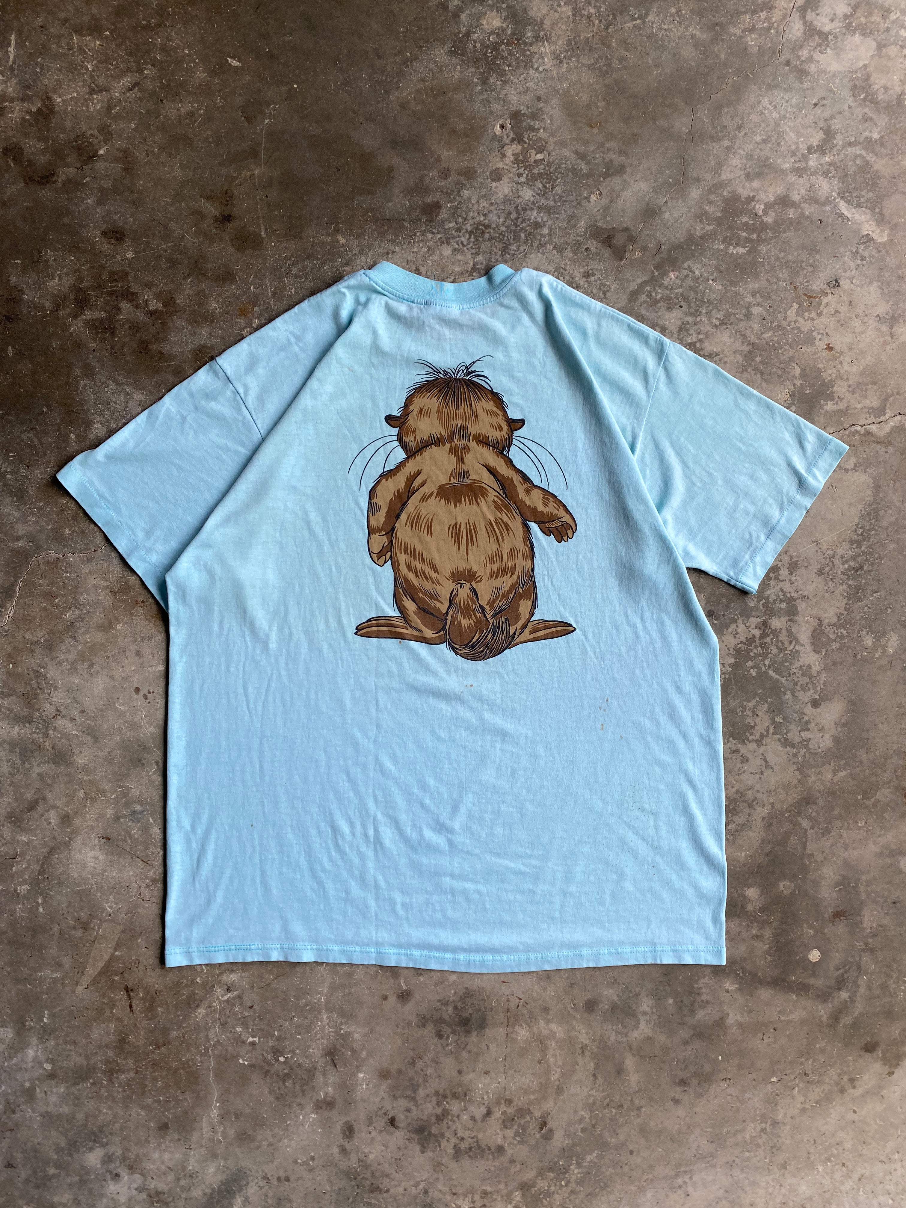 Vintage Sea World Otter T-Shirt - XL