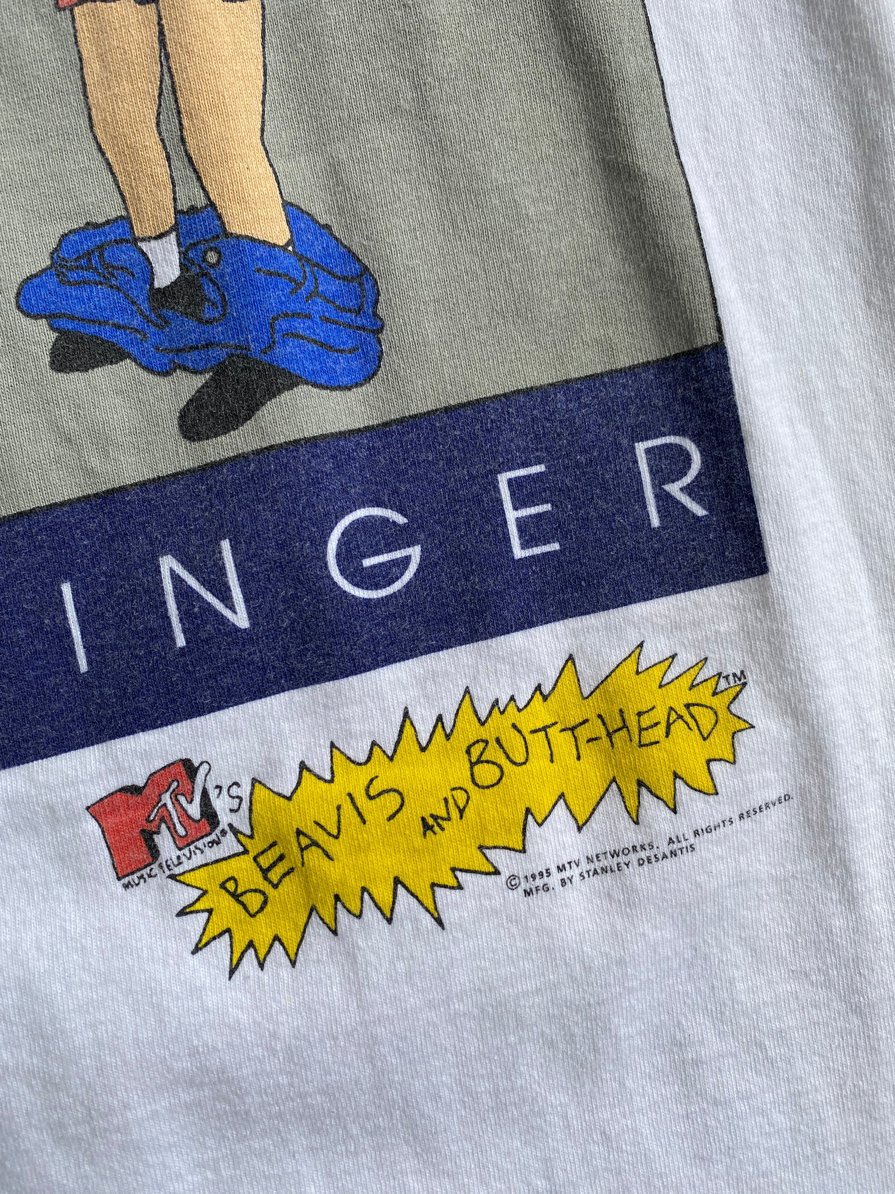 Vintage Beavis and Butthead Tommy Pull My Finger T-Shirt - XL