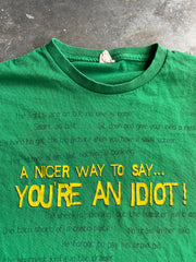 Vintage Idiot T-Shirt - XL
