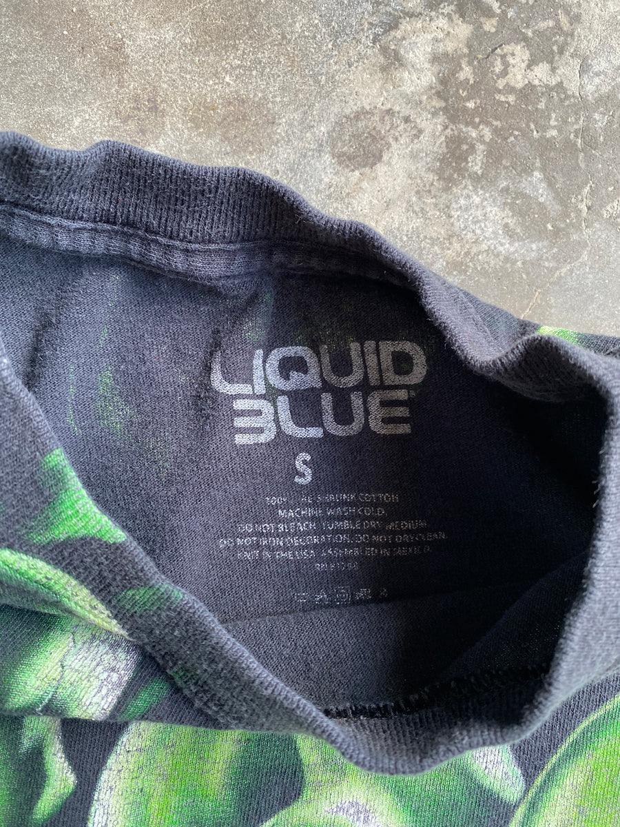 Liquid Blue Skulls T-Shirt - S