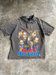 Vintage Black History Polo Shirt - L