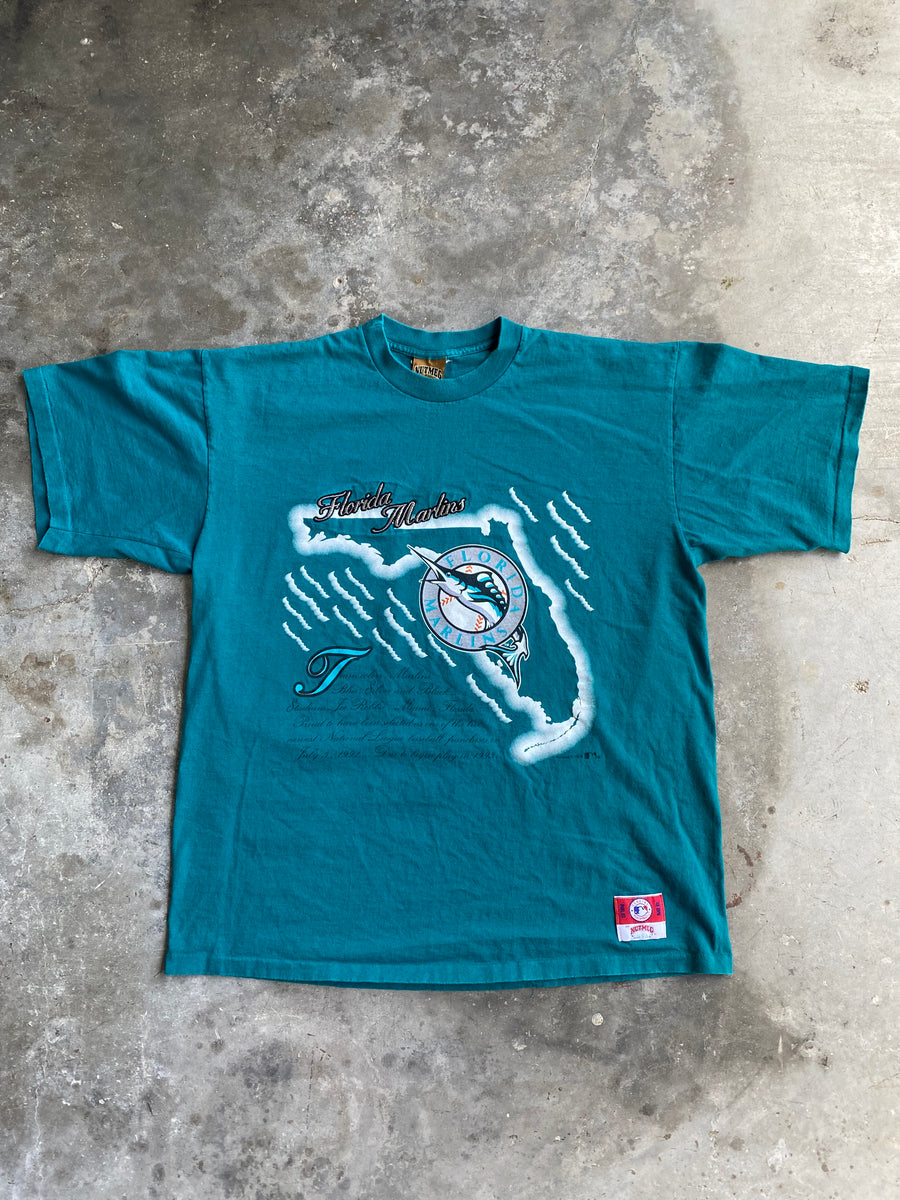 Vintage Florida Marlins Nutmeg T-Shirt - XL