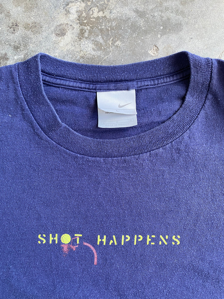 Vintage Nike Shot Happens T-Shirt - L