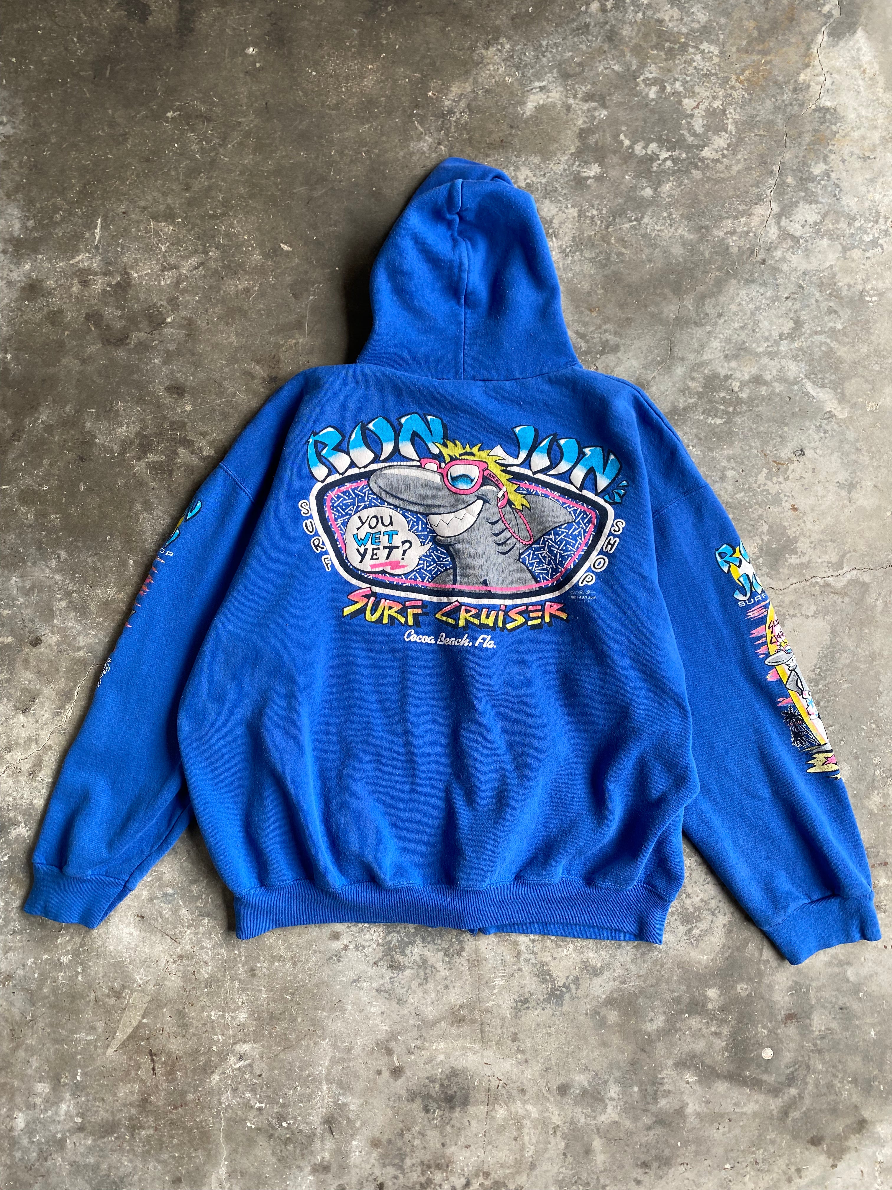 Vintage 90s Ron Jon Surf Shop Hoodie - XL