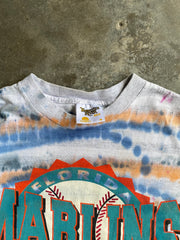 Vintage Marlins Tie Dye T-Shirt - M