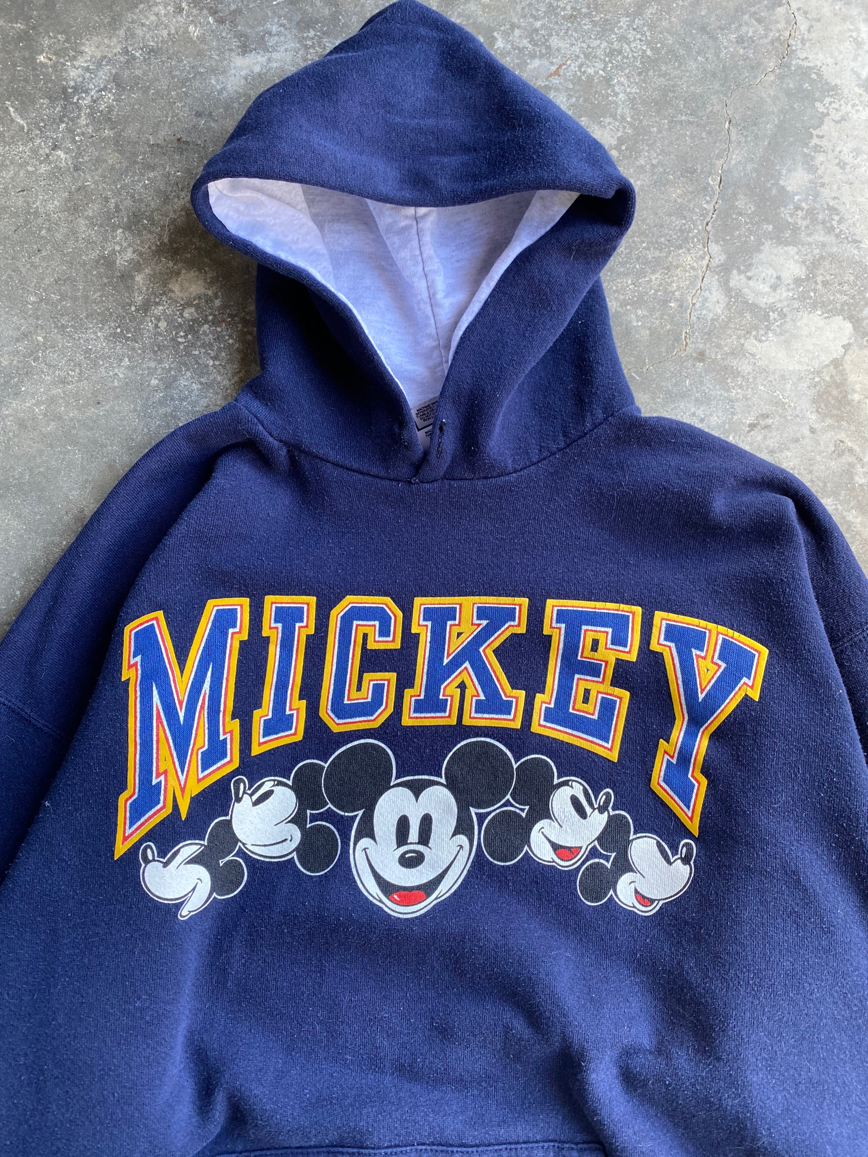 Vintage Mickey Mouse Hoodie - L