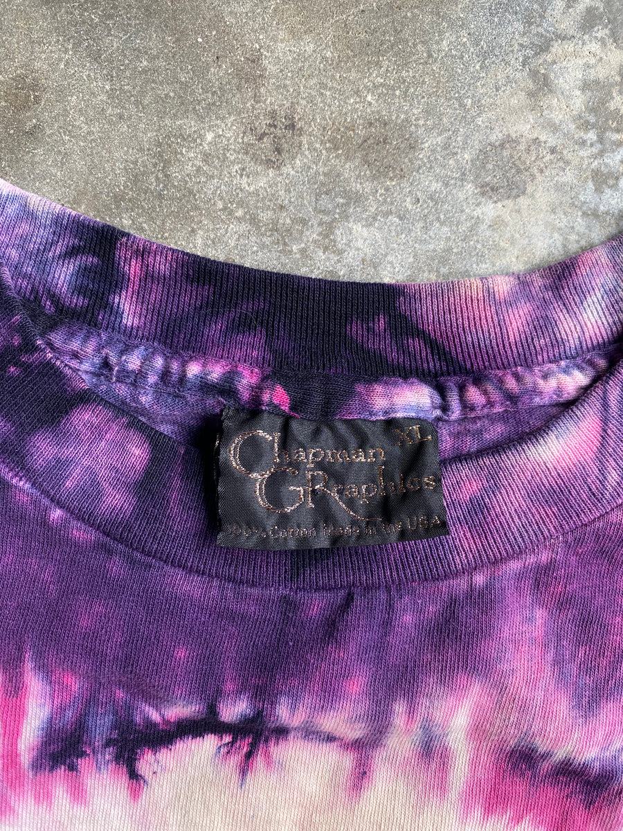Vintage Tie Dye Animal T-Shirt - XL