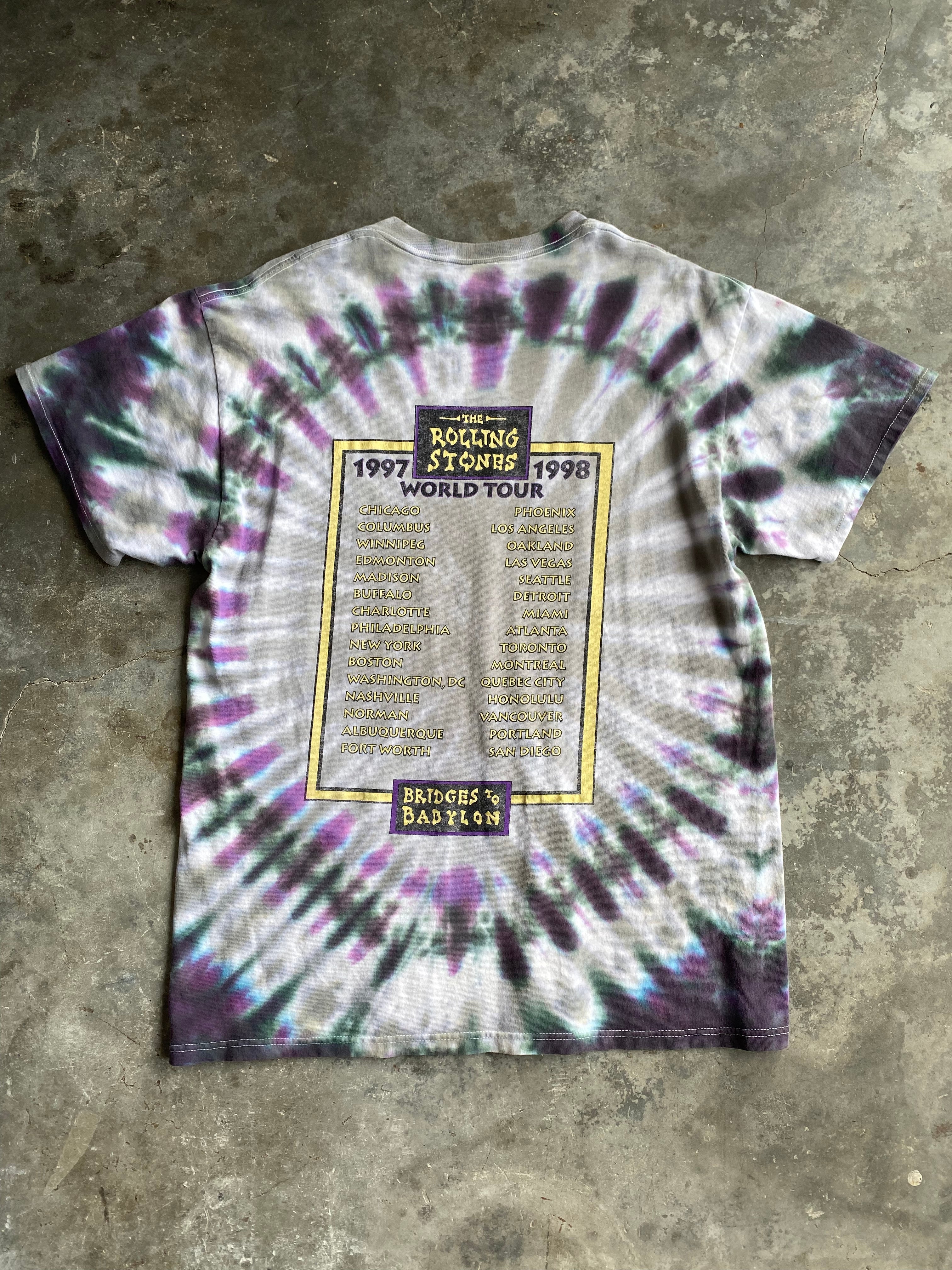Vintage The Rolling Stones Bridges to Babylon T-Shirt - L