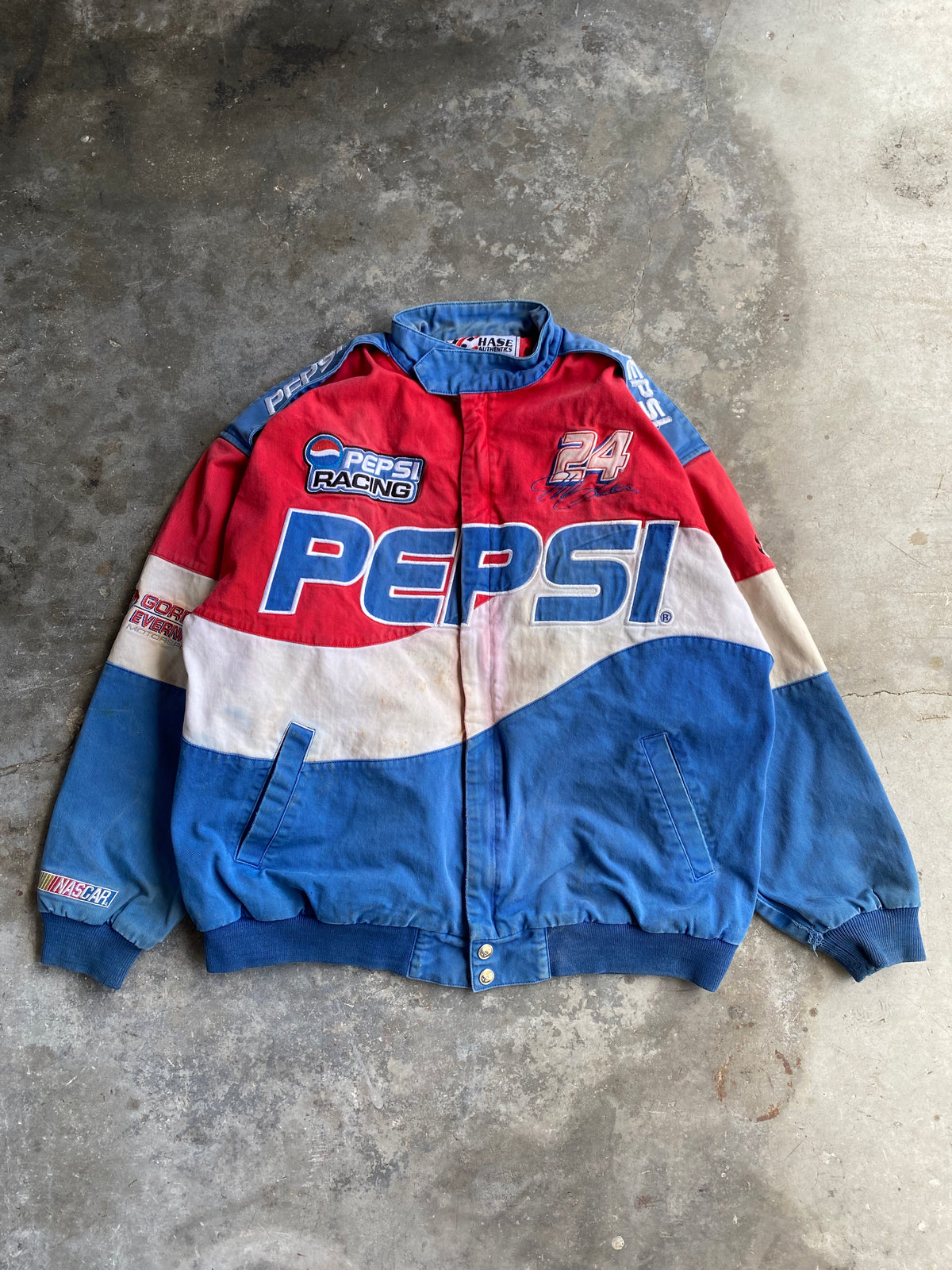 Pepsi Racing Vintage Nascar Pepsi Racing Jacket - XL – Thrift Sh!t Vintage