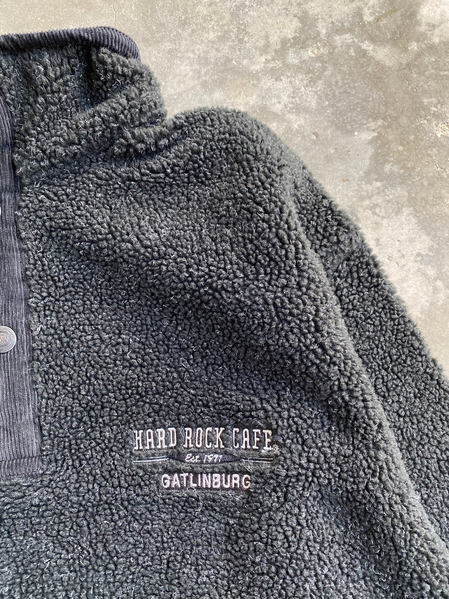 Vintage Hard Rock Cafe Fleece Jacket - L