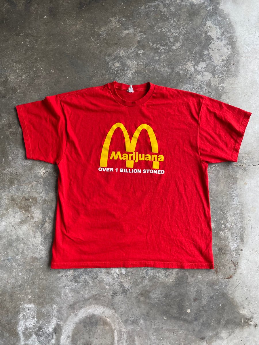 Vintage McDonalds Marijuana T-Shirt - 2XL