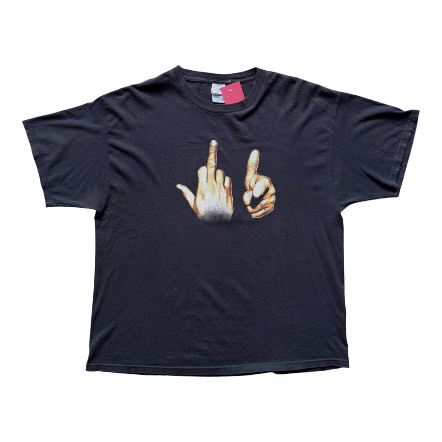 Vintage Middle Finger Fuck You T-Shirt Size XL