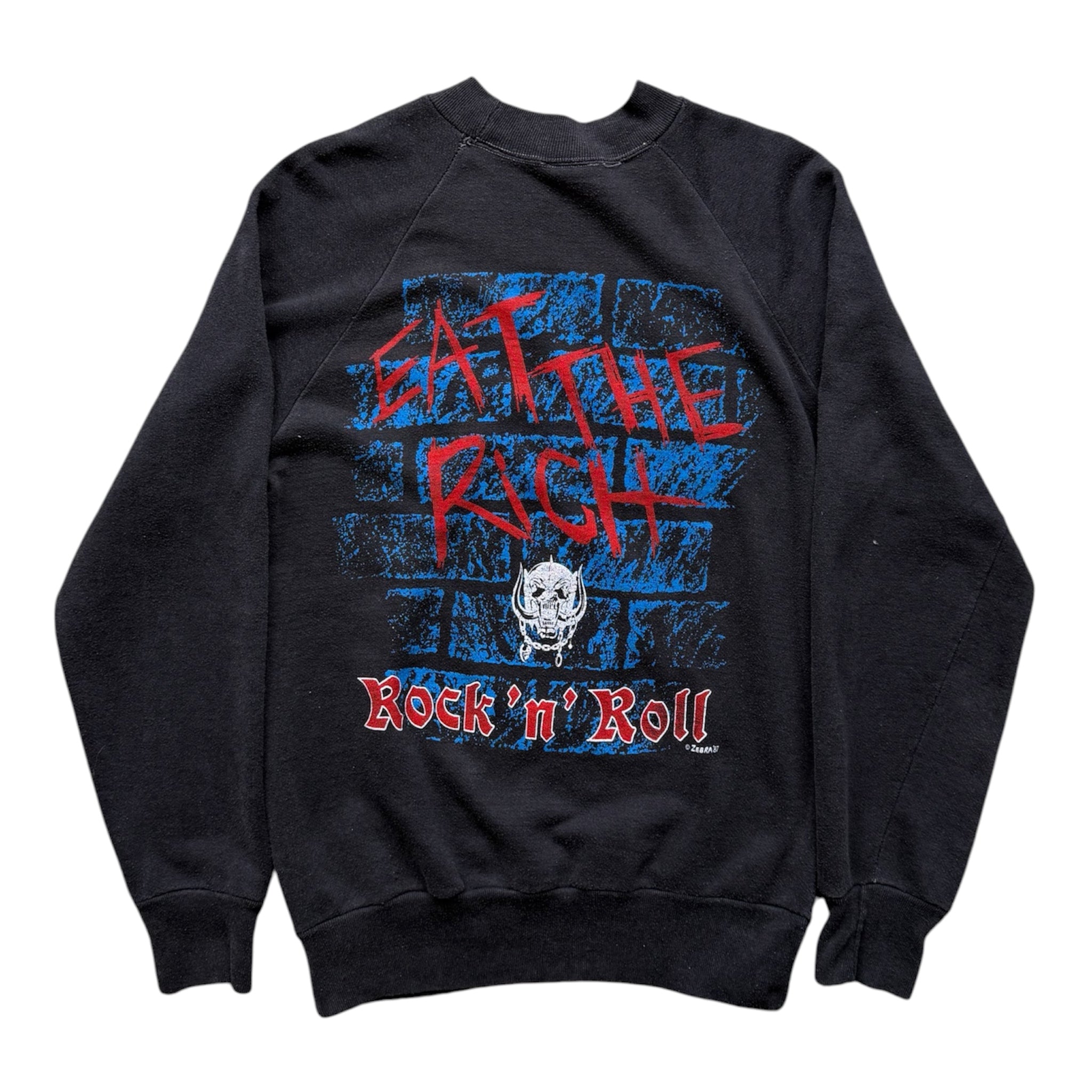 Vintage 1987 Motorhead Eat the Rich Sweatshirt Size XL