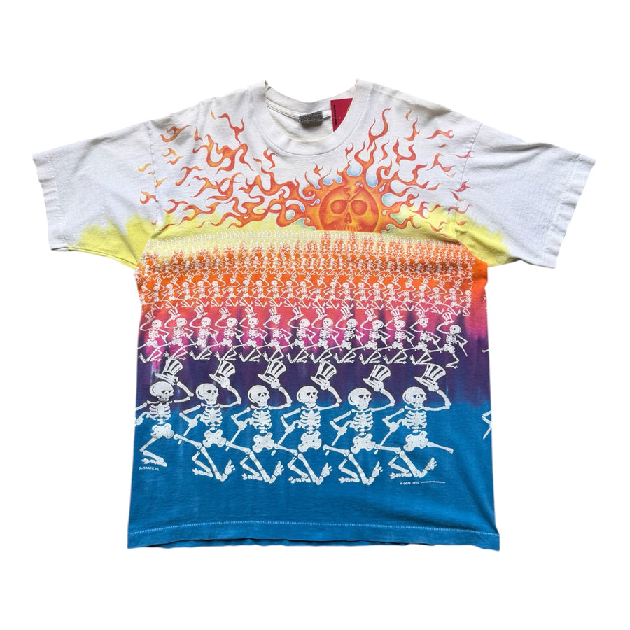 Vintage 1992 Grateful Dead Dancing Skeletons T-Shirt Size XL