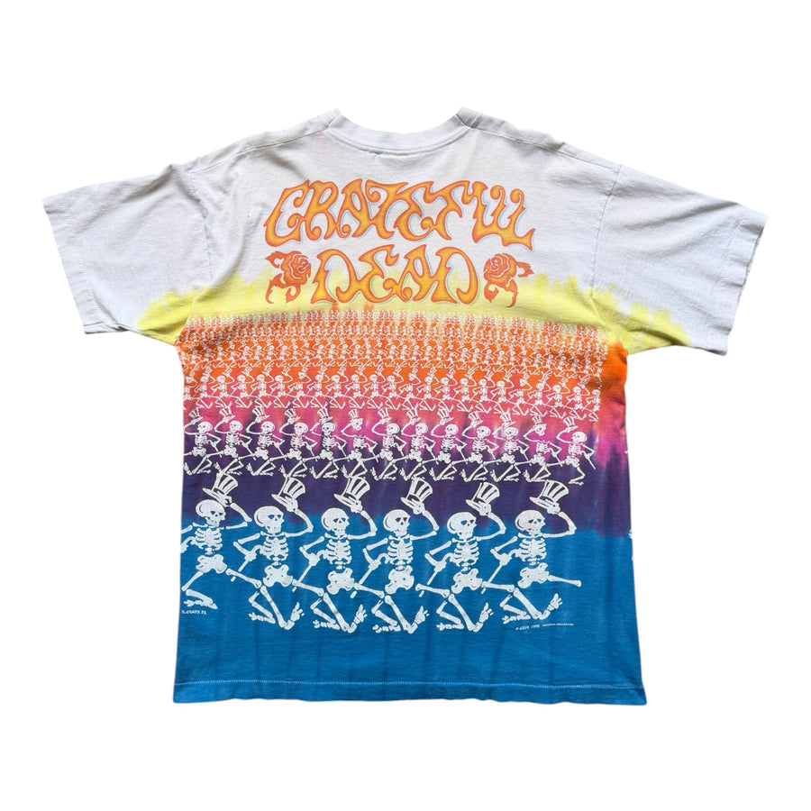 Vintage 1992 Grateful Dead Dancing Skeletons T-Shirt Size XL