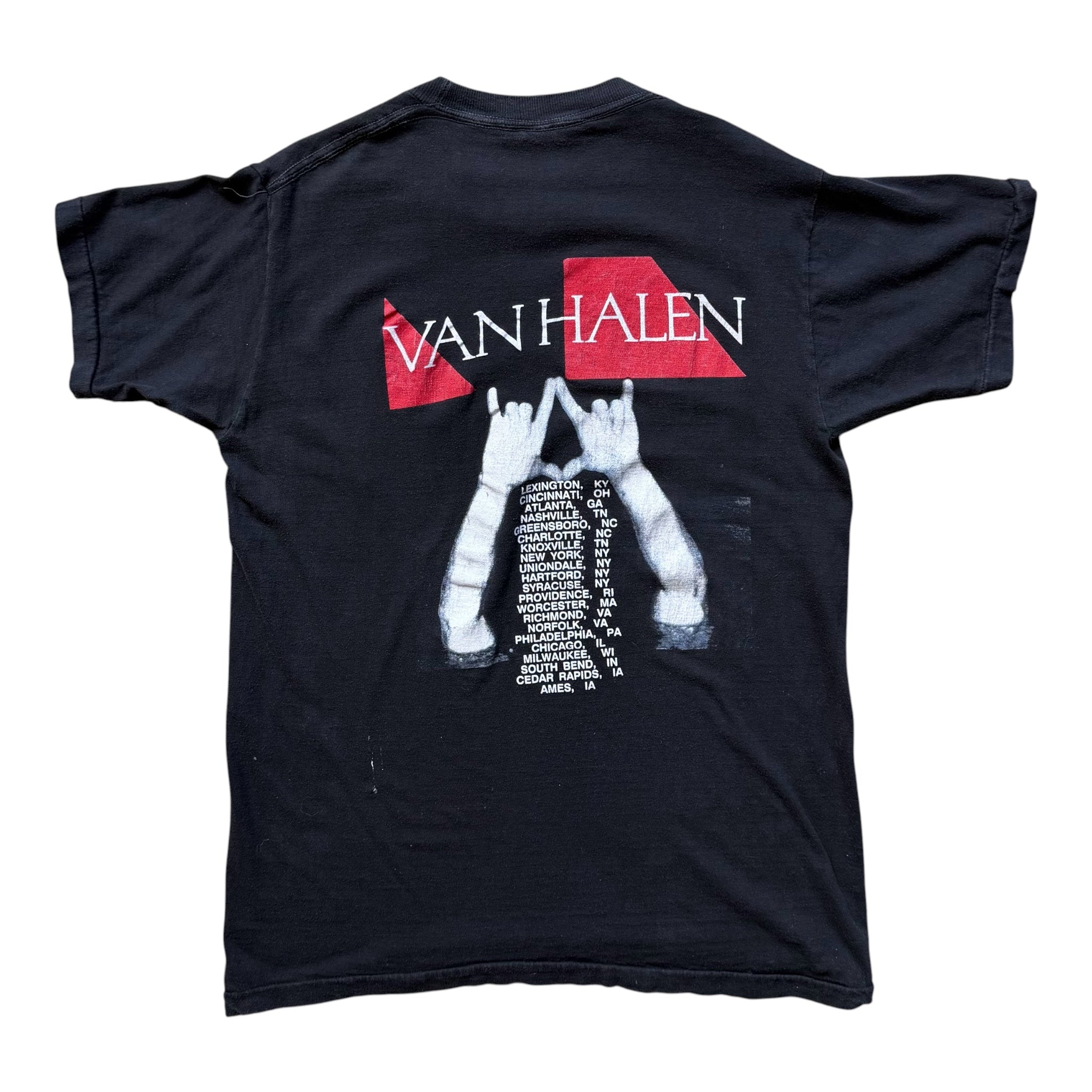 Vintage 1982 Van Halen OU812 Tour T-Shirt Size Medium