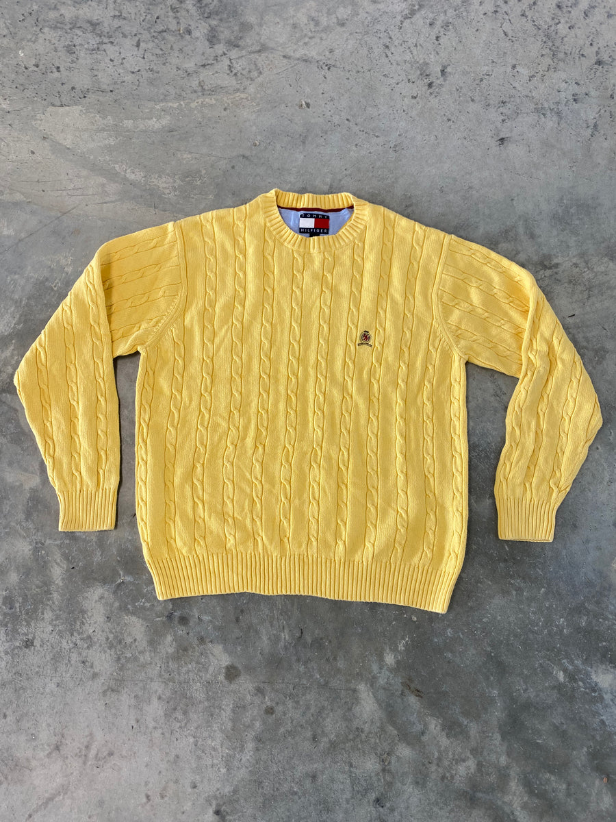 Tommy jeans sweater shop yellow