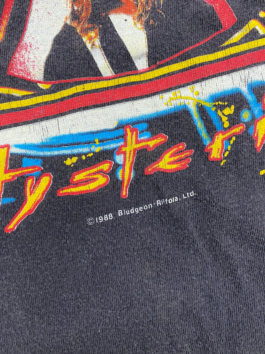 Vintage 1988 Def Leppard Hysteria World Tour T-Shirt Size Large