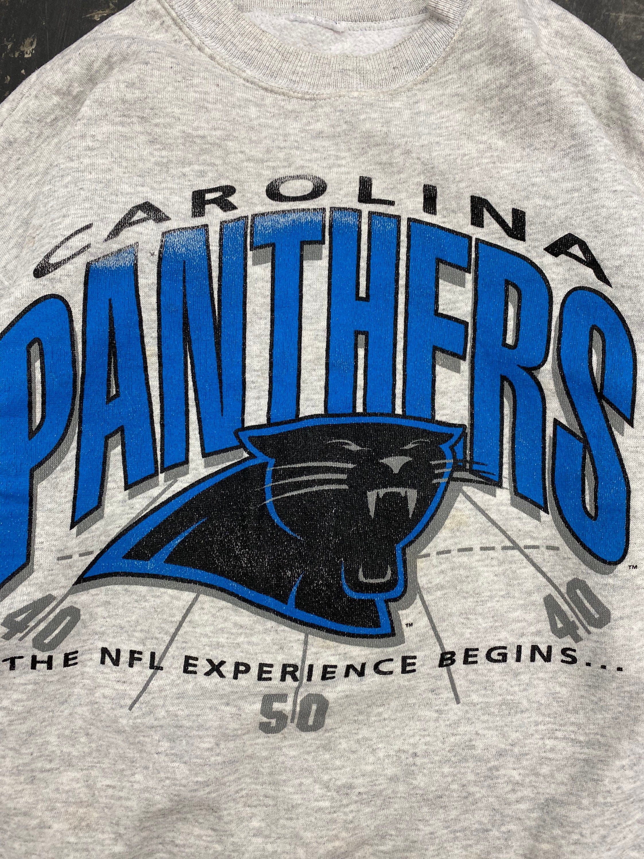 Vintage 90s Carolina Panthers NFL Sweatshirt Size Small
