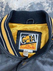 Vintage Pittsburgh Steelers NFL Leather Jacket Size Large