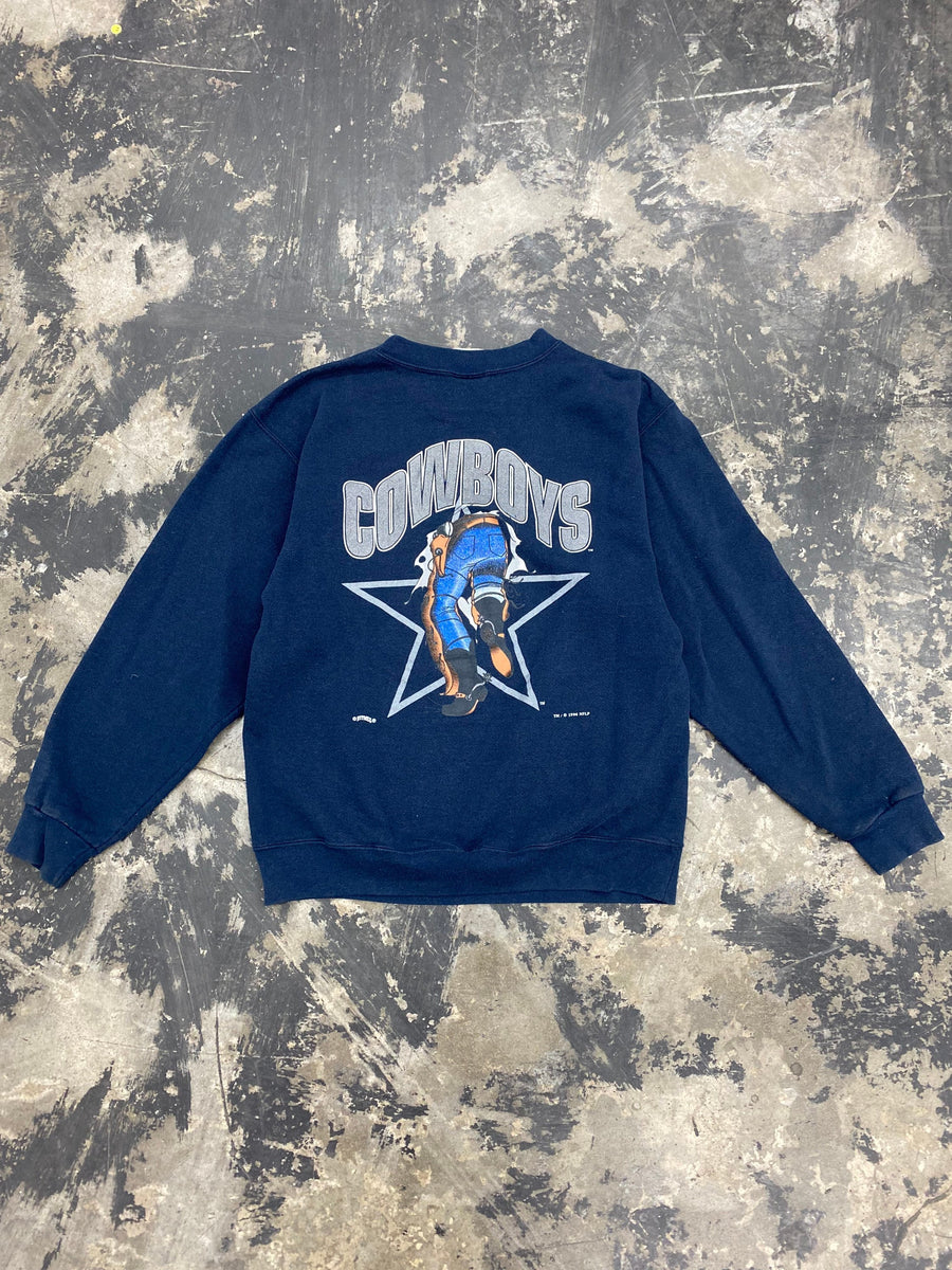 Vintage 1994 Dallas Cowboys NFL Nutmeg Sweatshirt Size Medium Paint Sp –  Thrift Sh!t Vintage