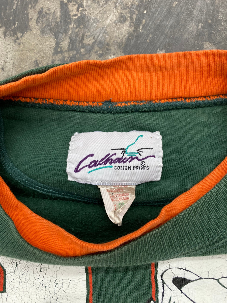 Vintage 90s University of Miami Sweatshirt Size XL