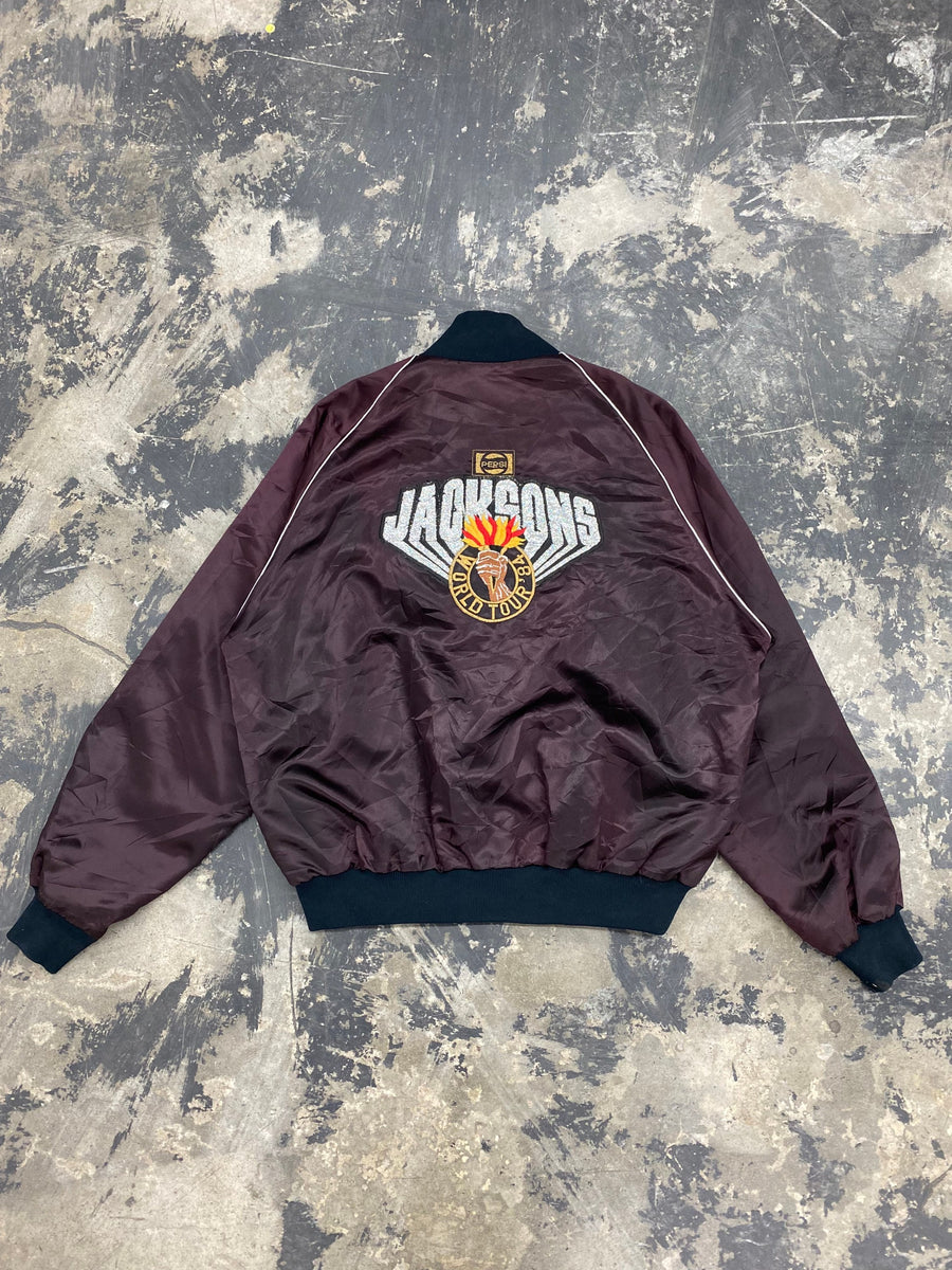Vintage 1984 Jacksons Final Victory World Tour Pepsi Jacket Size Medium