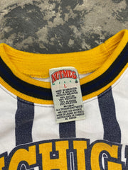 Vintage 90s Michigan Wolverines Nutmeg Sweatshirt Size Large