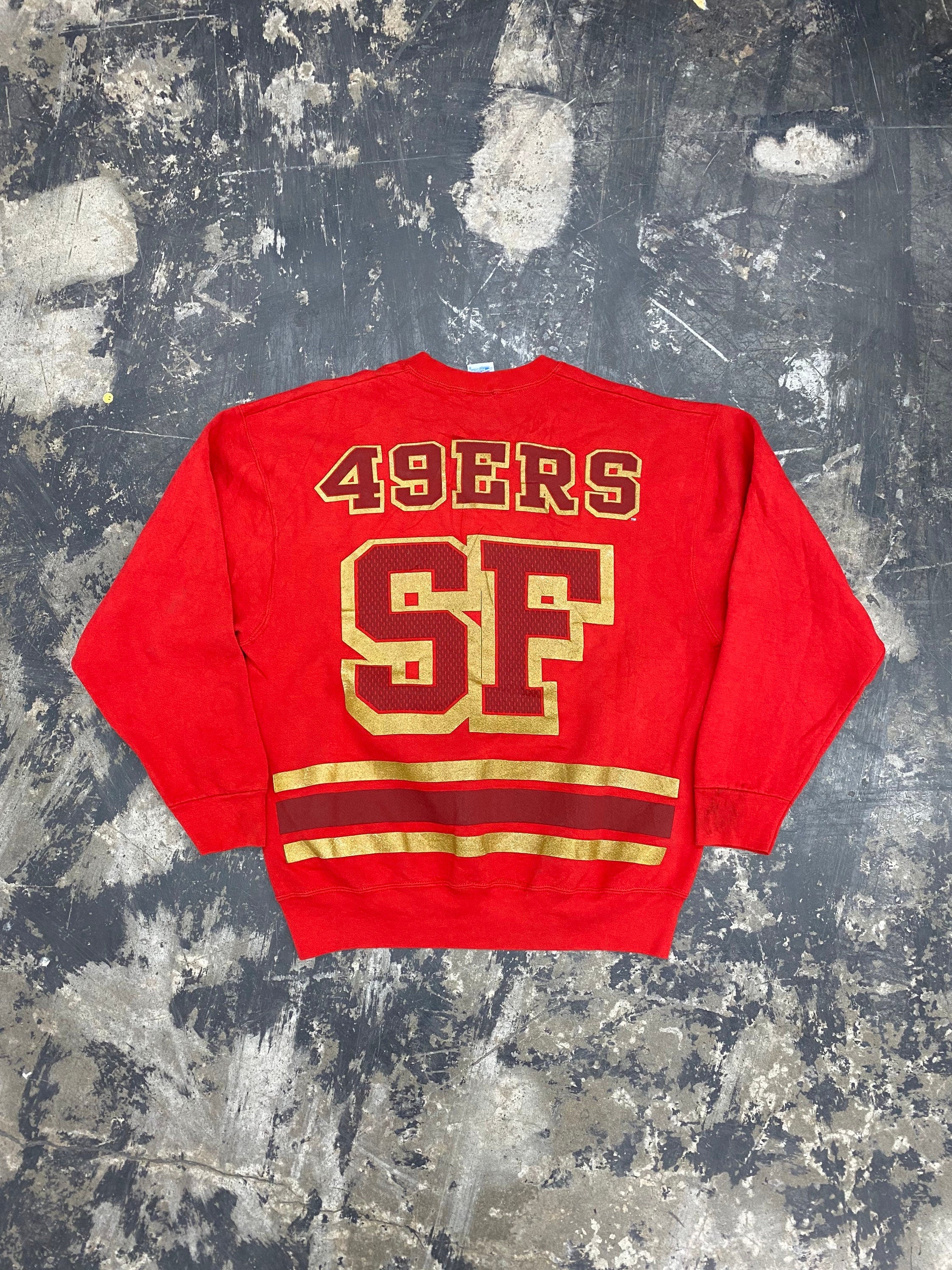 Vintage 90s San Fransisco 49ers Sweatshirt Size Large Salem Sportswear