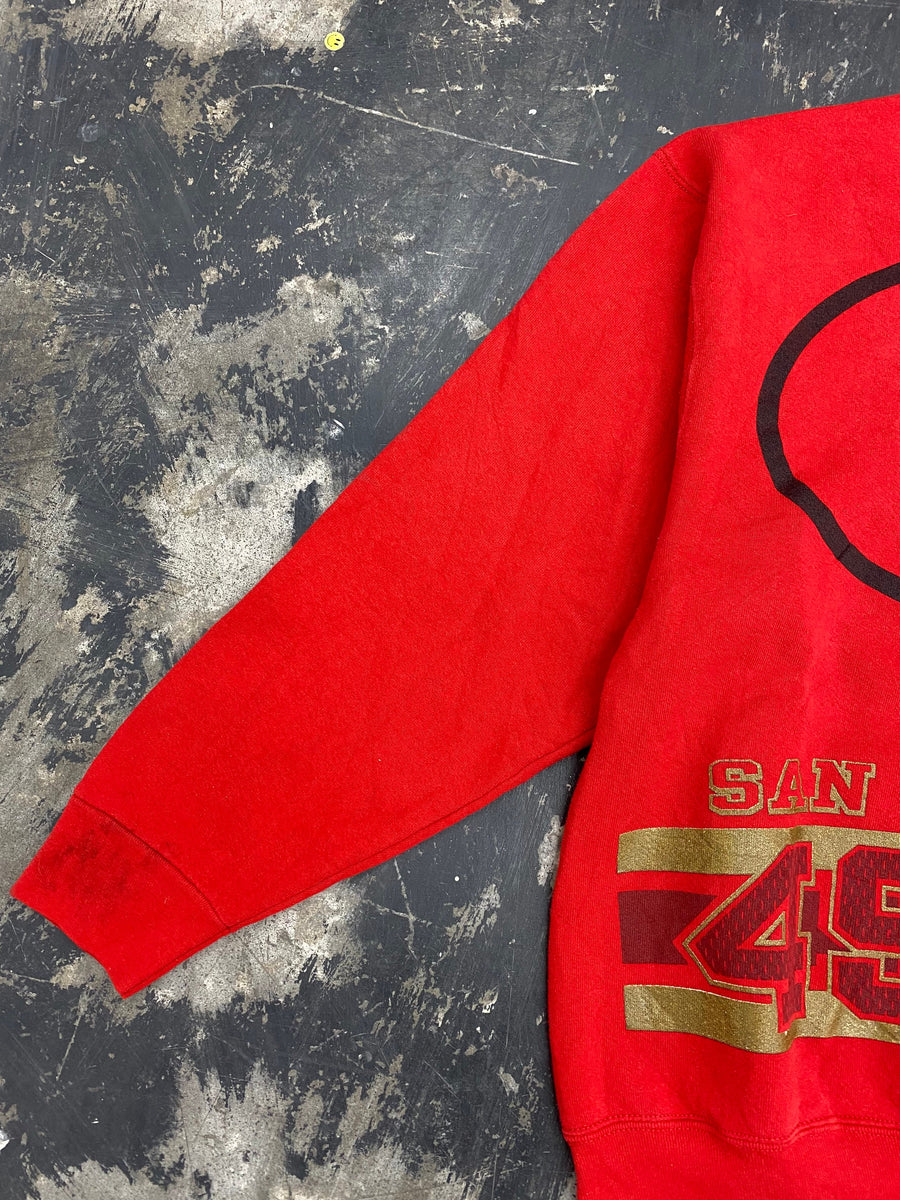 Vintage 90s San Fransisco 49ers Sweatshirt Size Large Salem Sportswear
