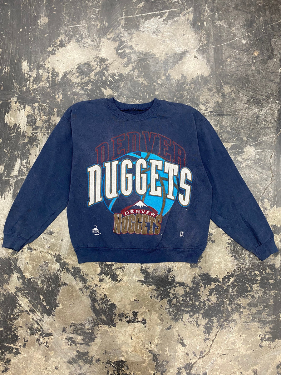 Vintage 90s Denver Nuggets Sweatshirt Size Small