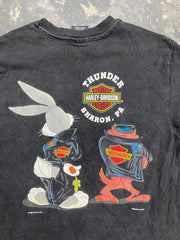 Vintage 1993 Warner Bros Harley Davidson T-Shirt Size Medium