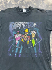 Vintage 90s ZZ Top Antenna World Tour T-Shirt Size XL