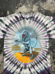 Vintage 90s Rolling Stones Bridges to Babylon Tour Tie Dye T-Shirt Size Large