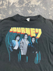 Vintage 80s Journey Raised on Radio T-Shirt Size XL
