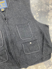 Vintage Woolrich Vest Size 2XL Utility Hunting Buckle Back
