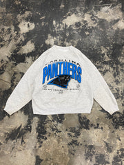 Vintage 90s Carolina Panthers NFL Sweatshirt Size Small