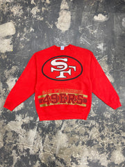 Vintage 90s San Fransisco 49ers Sweatshirt Size Large Salem Sportswear