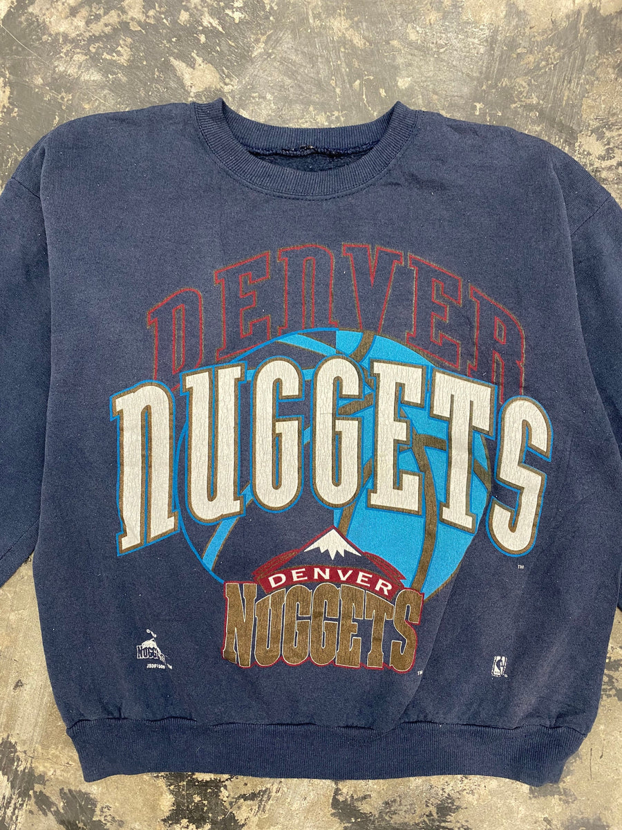 Vintage 90s Denver Nuggets Sweatshirt Size Small