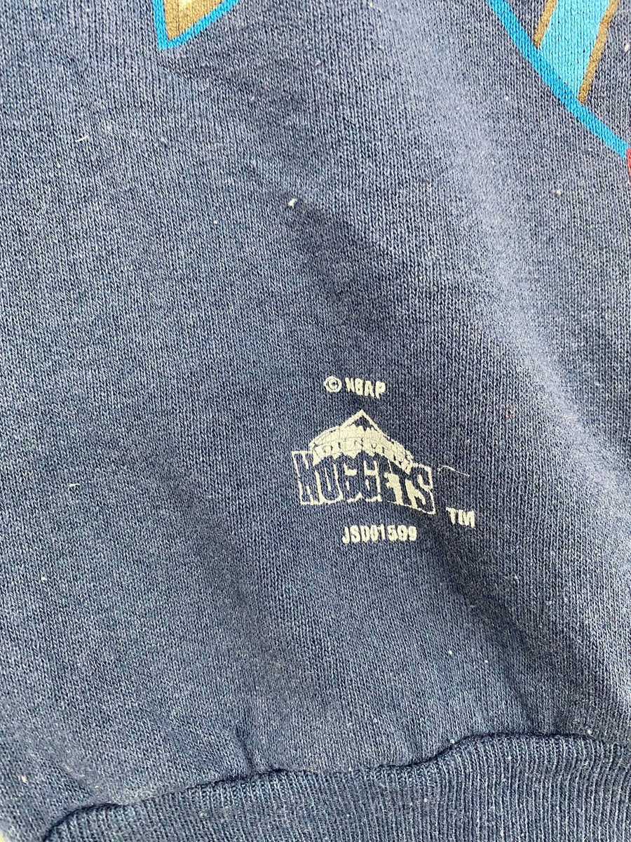 Vintage 90s Denver Nuggets Sweatshirt Size Small
