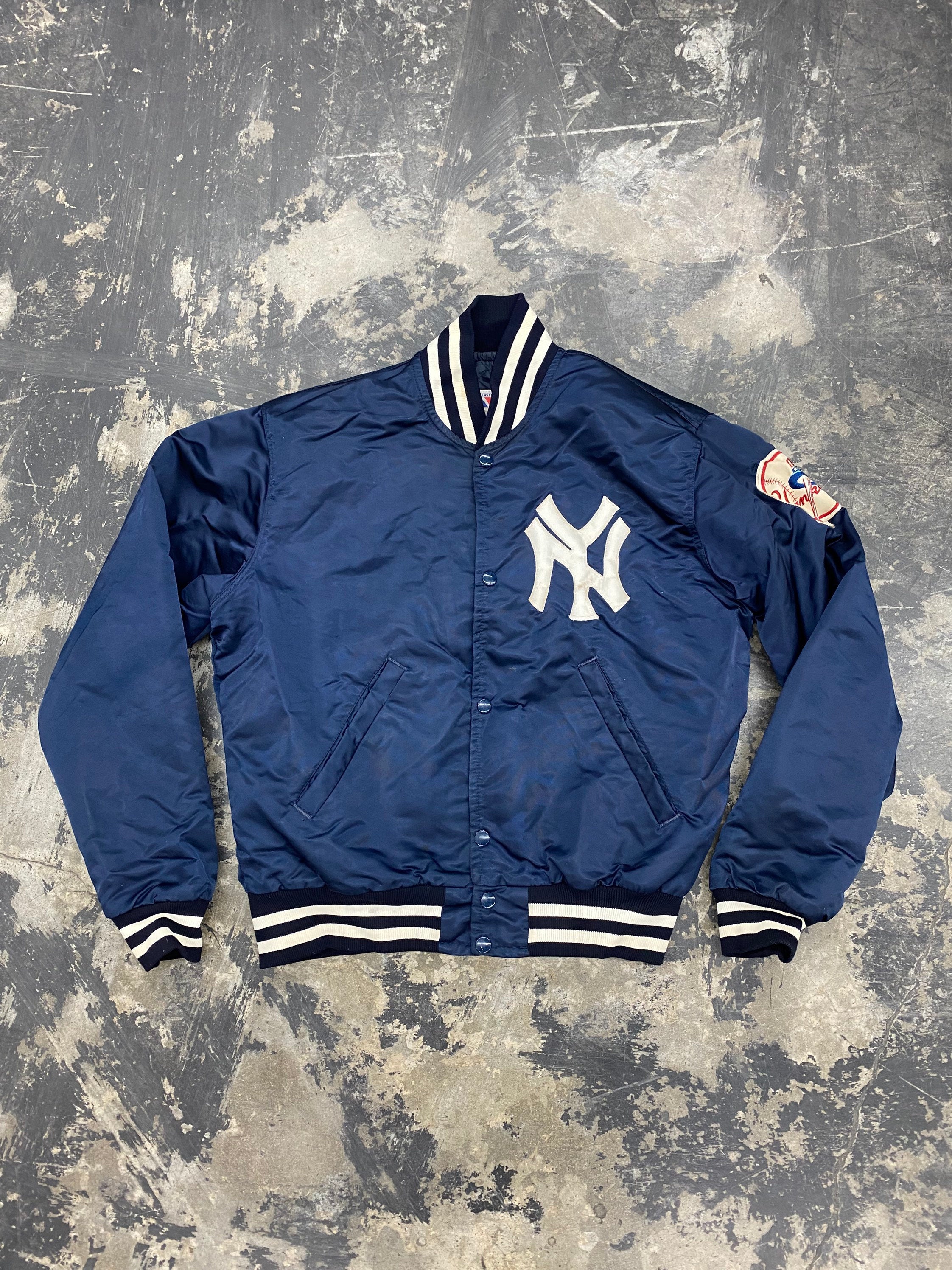 Vintage New York Yankees Nylon Starter Jacket Size Medium