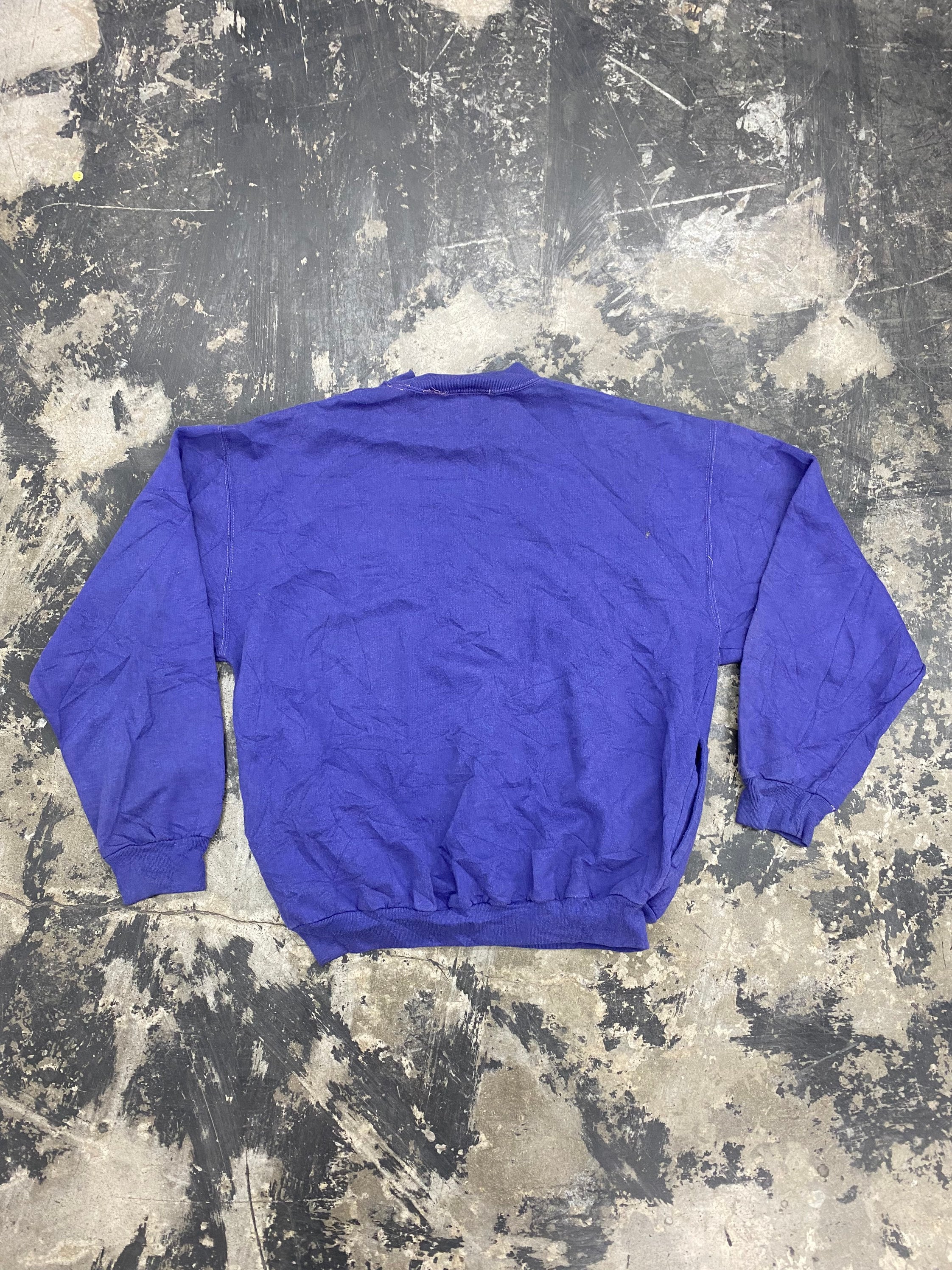 Vintage 90s Members Only Sweatshirt Size XL Purple