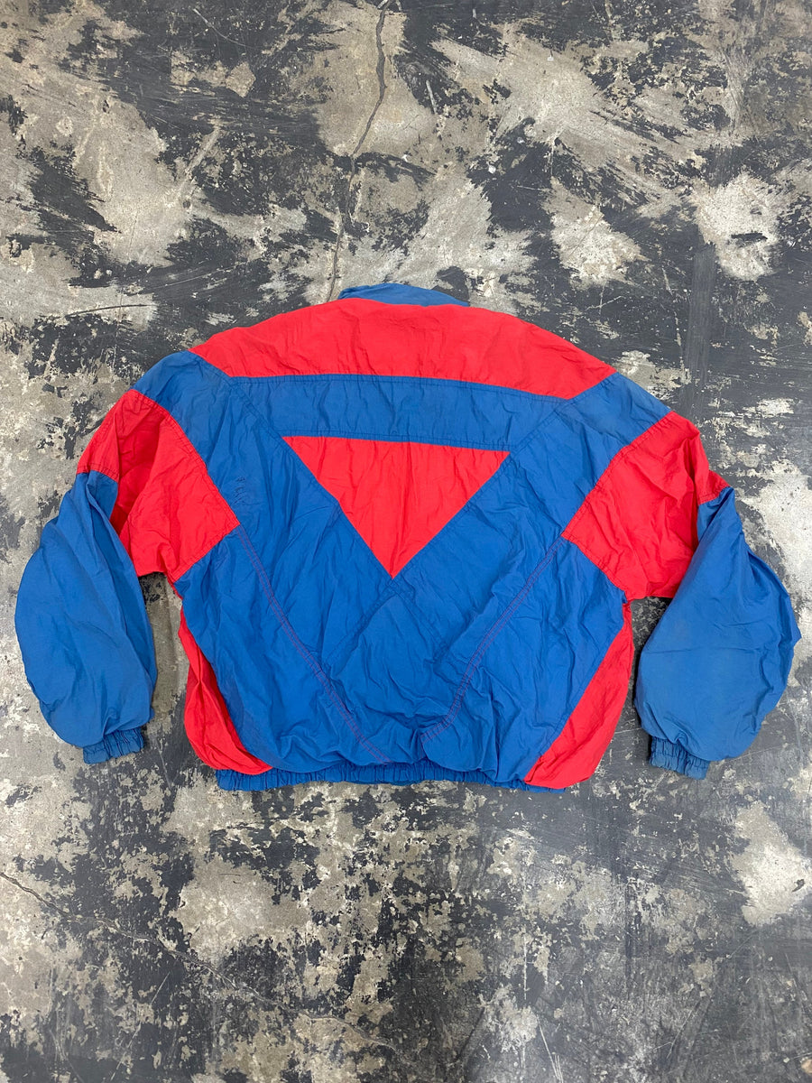 Vintage 90s New York Giants Logo 7 Windbreaker Nylon Jacket Size XL
