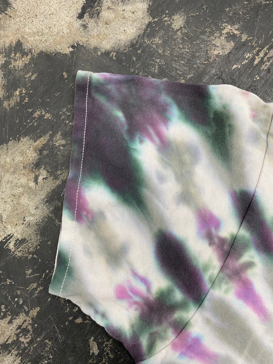 Vintage 90s Rolling Stones Bridges to Babylon Tour Tie Dye T-Shirt Size Large